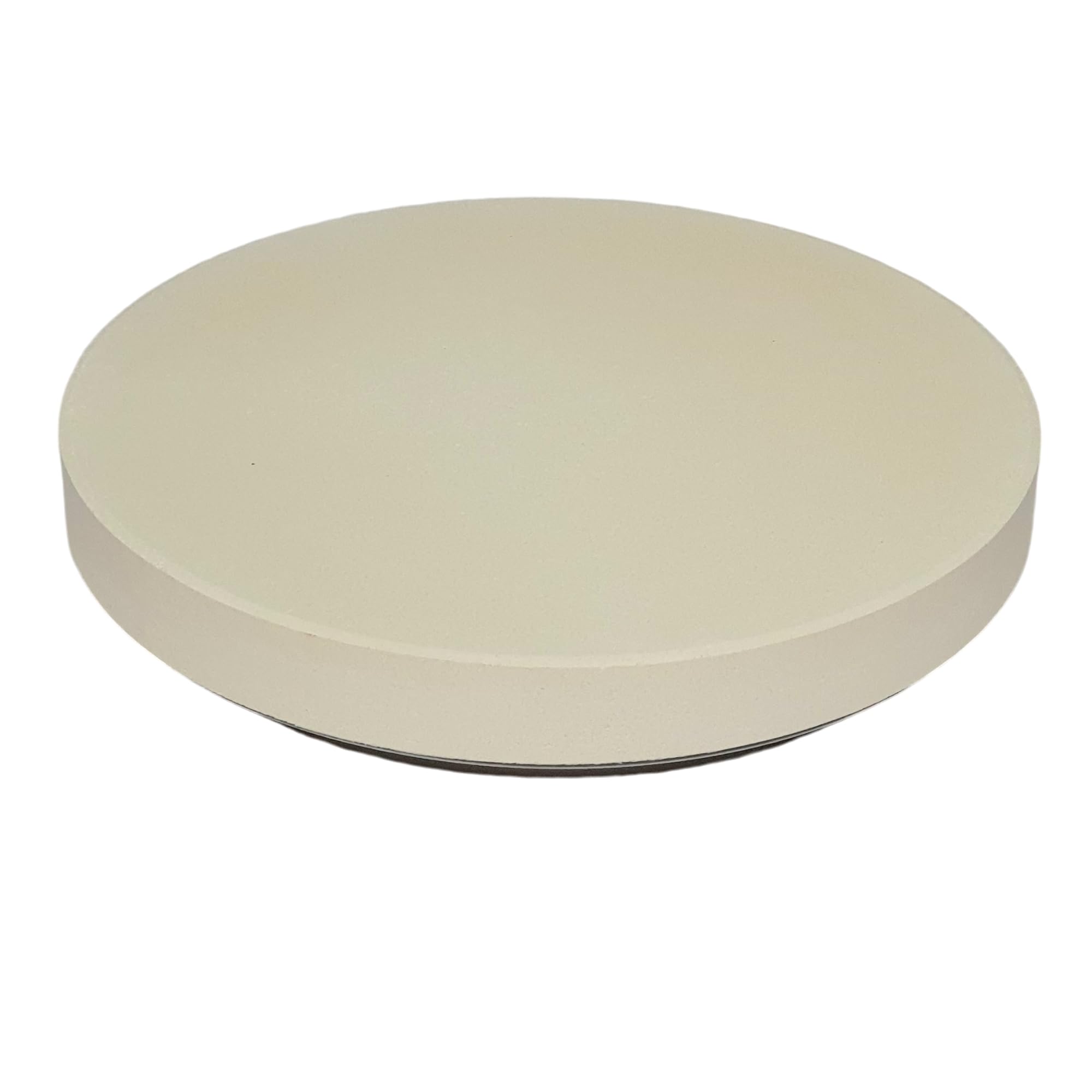Pizzastein/Backstein/Warmhalteplatte für Mikrowelle und Backofen, ø 27 cm. Mit 50 Blatt Backpapier. Innovation aus Deutschland.