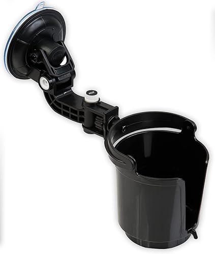 VaygWay Soporte plegable empotrado para bebidas Soporte plegable de calidad premium para botella de auto Soporte ajustable negro para bebidas