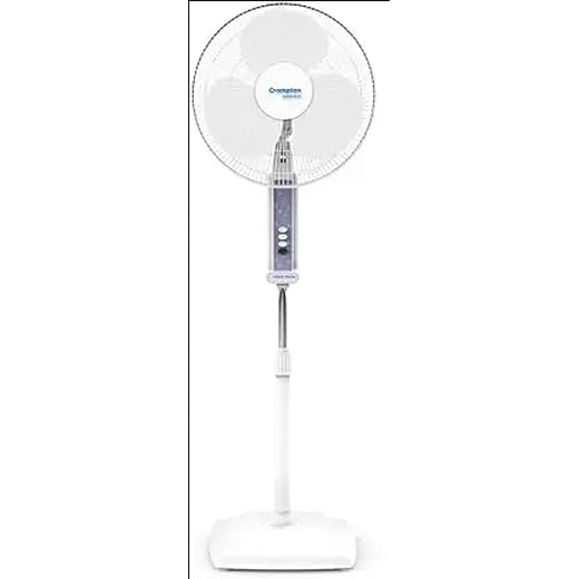 Crompton High Flo Wave Plus 400 mm 3 Blade Pedestal Fan KD