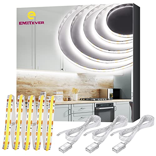 Tira de LED EMITEVER COB 5000K 32.8ft 4800 LEDs miniatura 1