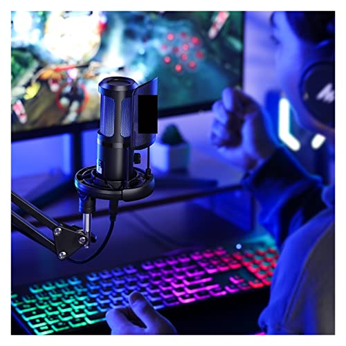 Microphone USB pour streaming YouTube et sessions live dynamiques