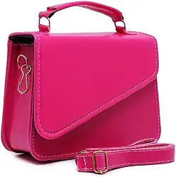 Bolsa Feminina Transversal Pequena, Couro Sintético Preto, Alça Removível, Design Elegante