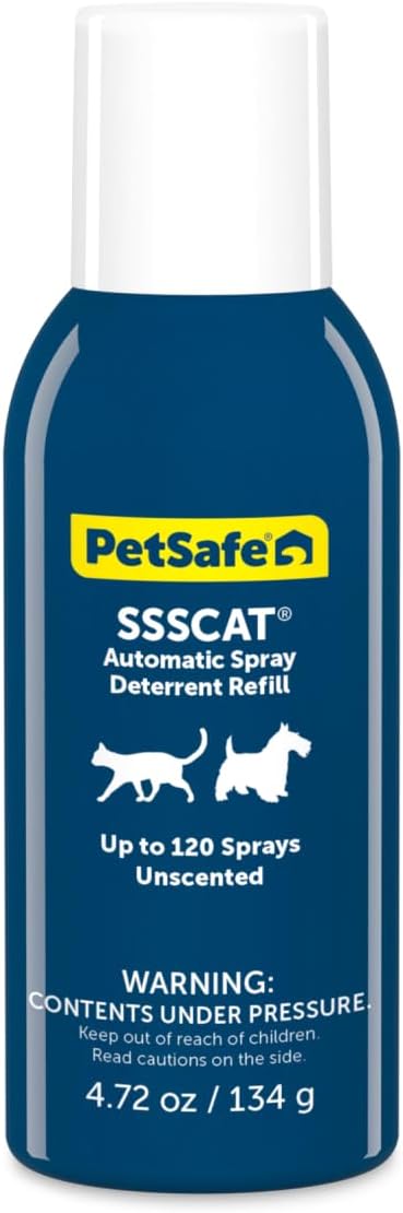 PetSafe SSSCAT Refill Can SSSCAT Automatic Spray Pet Deterrent - Compatible with All Models of SSSCAT Automatic Spray Deterrent