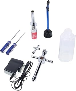Nitro Starter Kit w/Tools, (Empty) Fuel Bottle, Glow Igniter w/charger(1set)