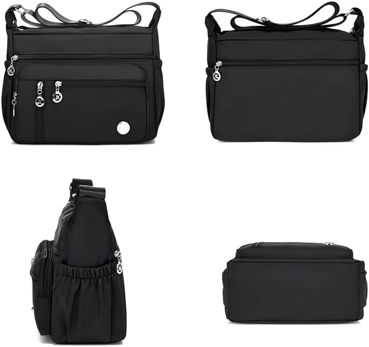 Purses for Women CrossBody Bag Waterproof Tote Shoulder Handbag Multiple Pockets Nylon Messenger Bag Fashion Tote Bag - Image 6