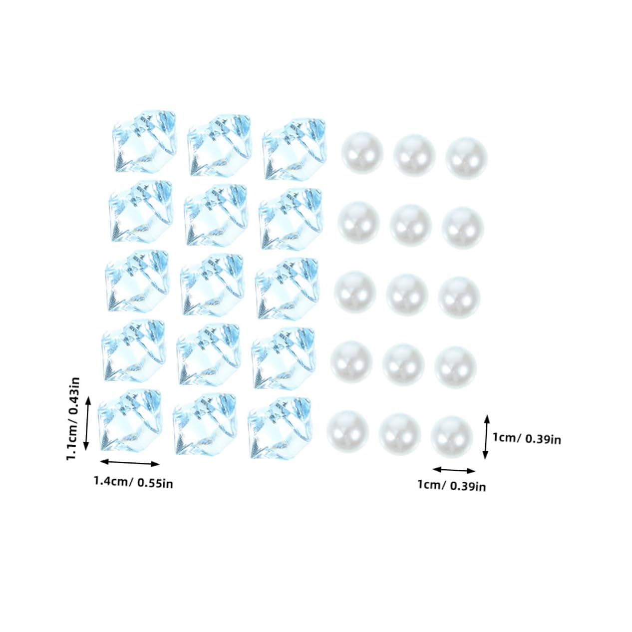 Toddmomy 1 Set Transparent Fish Tank Decoration Artificial Aquarium Beads Fish Tank Plants Vase Filler Faux Pearls Plants Beads Rocks Plant Pot Beads Fish Tank Stone Models Stones Plastic