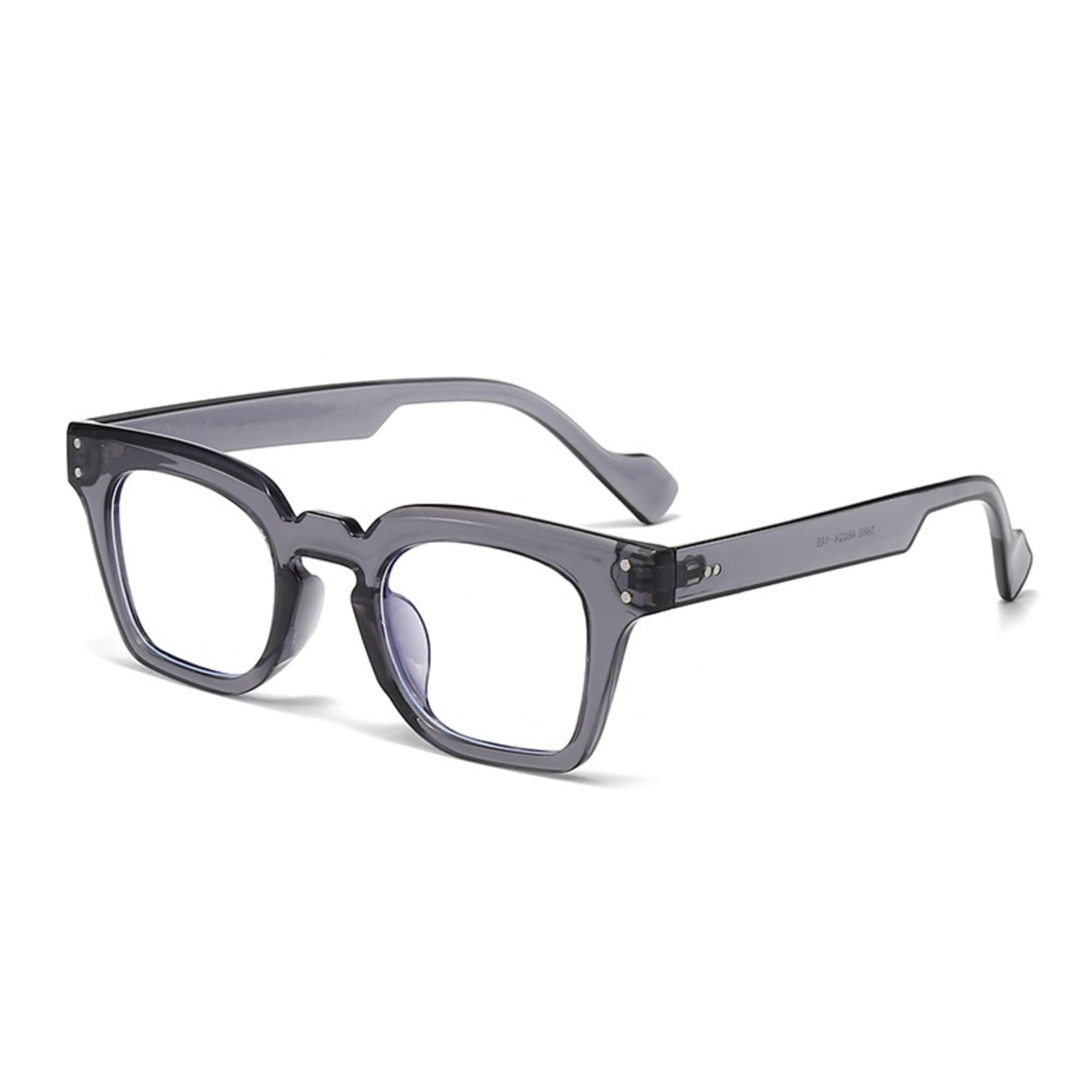 AUGEN Moderne rechteckige Kunststoff-Sonnenbrille, Unisex, UV-400-Schutz, Größe M (200)