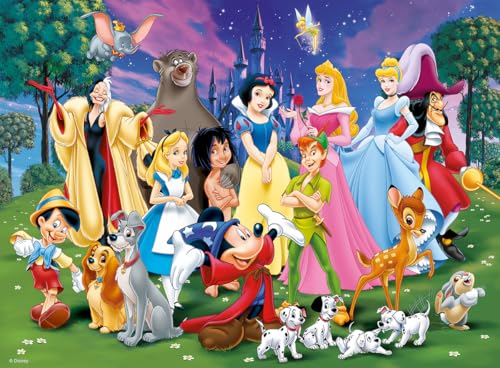 Puzzle 200 pièces : Les grands personnages Disney Ravensburger France - vue 4