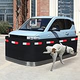 【 Installation Sans Perçage 】 : Fixez-la simplement aux roues à l'aide de la corde et du verrou de sécurité fournis, enroulez-la autour du véhicule et appuyez fermement sur la bande auto-agrippante. Lorsqu'elle n'est pas utilisée, la jupe de protection pour camping-car s'enroule de façon compacte pour un rangement facile dans votre coffre ou votre garage. Portable et peu encombrante