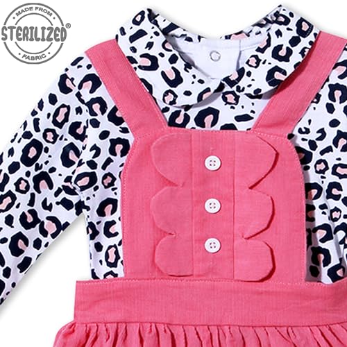 Image of Mom's Love Baby-Girl's Cotton Classic Above The Knee Casual Dress