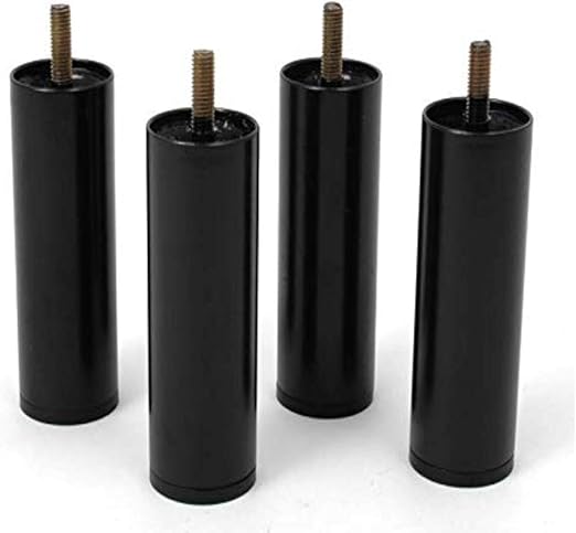 Leggett & Platt Adjustable Bed Leg Kit, 5" Height, Set of 4, M8 Threading