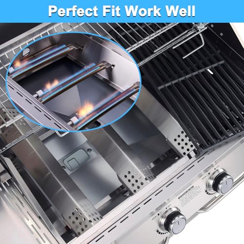 Image of Replacement Parts for Monument Grill 35633 41847NG 24367 24633 17842, A0212804 Cooking Grid A0212926 Main Burner D010012307 Flame Tamer Igniter for 35633 Monument Grill 4-Burner Grill