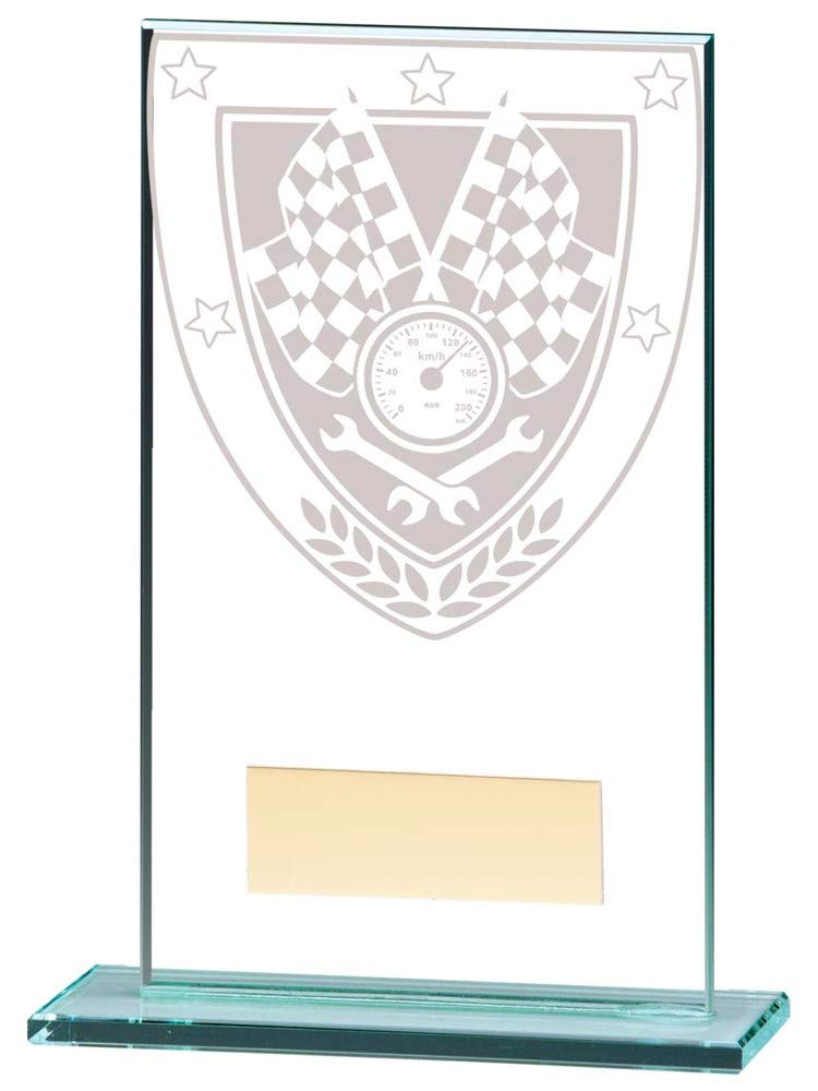 A1 PERSONALISED GIFTS Millennium Motorsport Glass Trophies
