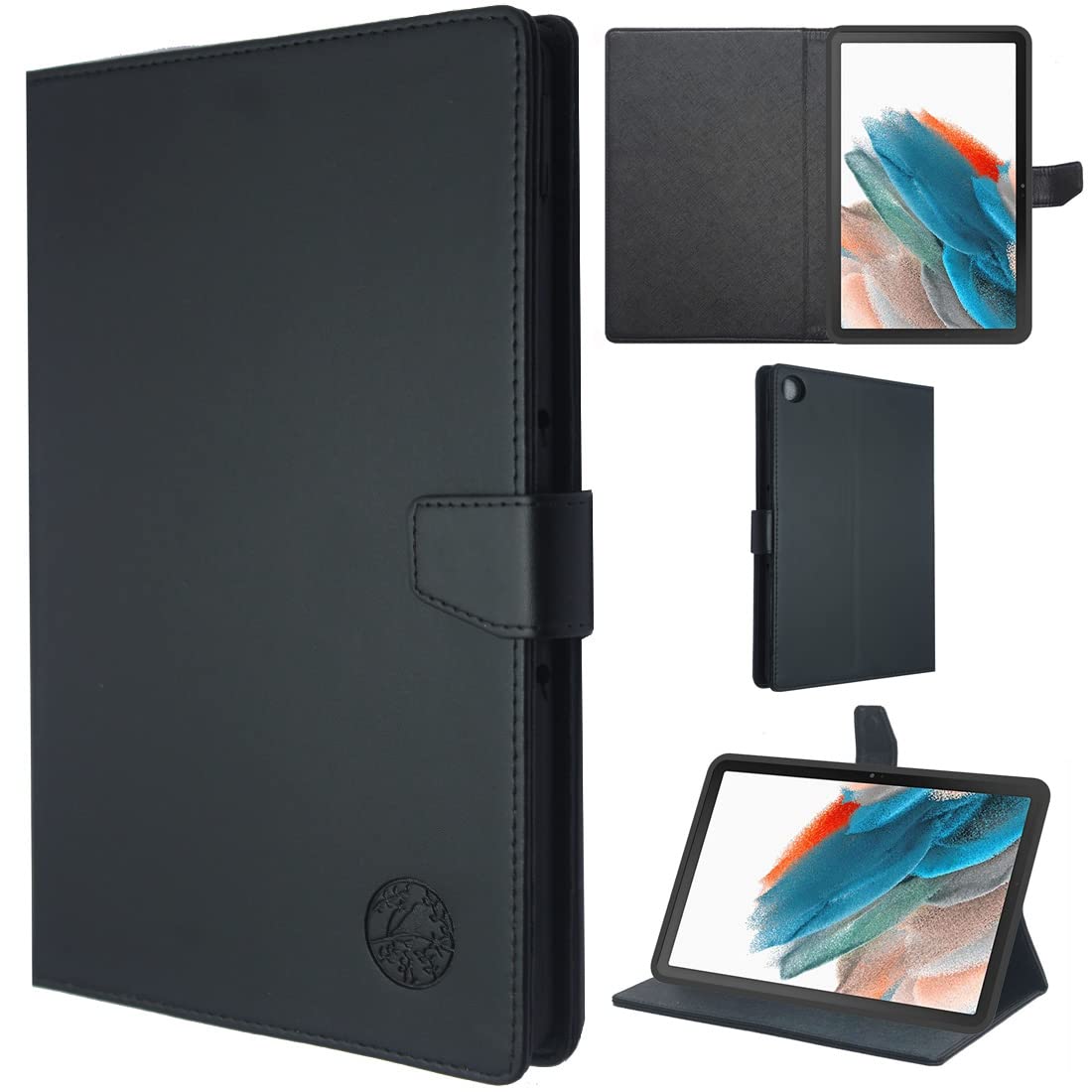 Zaoma PU Leather Flip Flap Case Cover Compatible for Samsung Galaxy Tab A8 10.5 Inch 2022 (SM-X200/SM-X205/SM-X207) - Black (B0B6PWDLJJ) Amazon Price History, Amazon Price Tracker