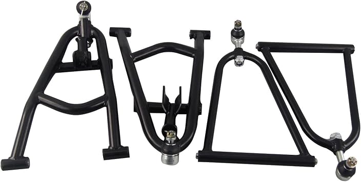 Control A Arms for Yamaha Raptor 660R YFM660R 2001-2005 02 03 04 05, 2" Wider +1" Forward Durable Adjustable Sport Extender