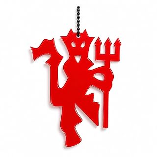 Manchester United Car Hanging – Red Devil Rear View Mirror Charm | Man Utd Fan Car Accessory | Football Fan Gift
