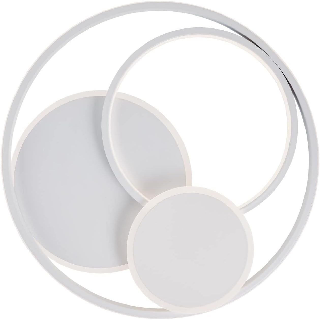 Brilliant Runda LED Ceiling Light, top-down view