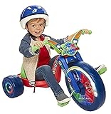 Fly Wheels PJ Masks 15' Ride-On Tricycle Ride On, Red/Blue/Green (76083)