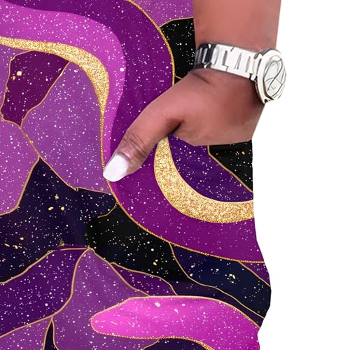 Image of Womens African Dresses Sexy Casual T-Shirt Dresses Long Sleeve Oversized Baggy Summer Sundress