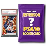 Justin Jefferson PSA 10 Graded Football Rookie Card Mystery Pack