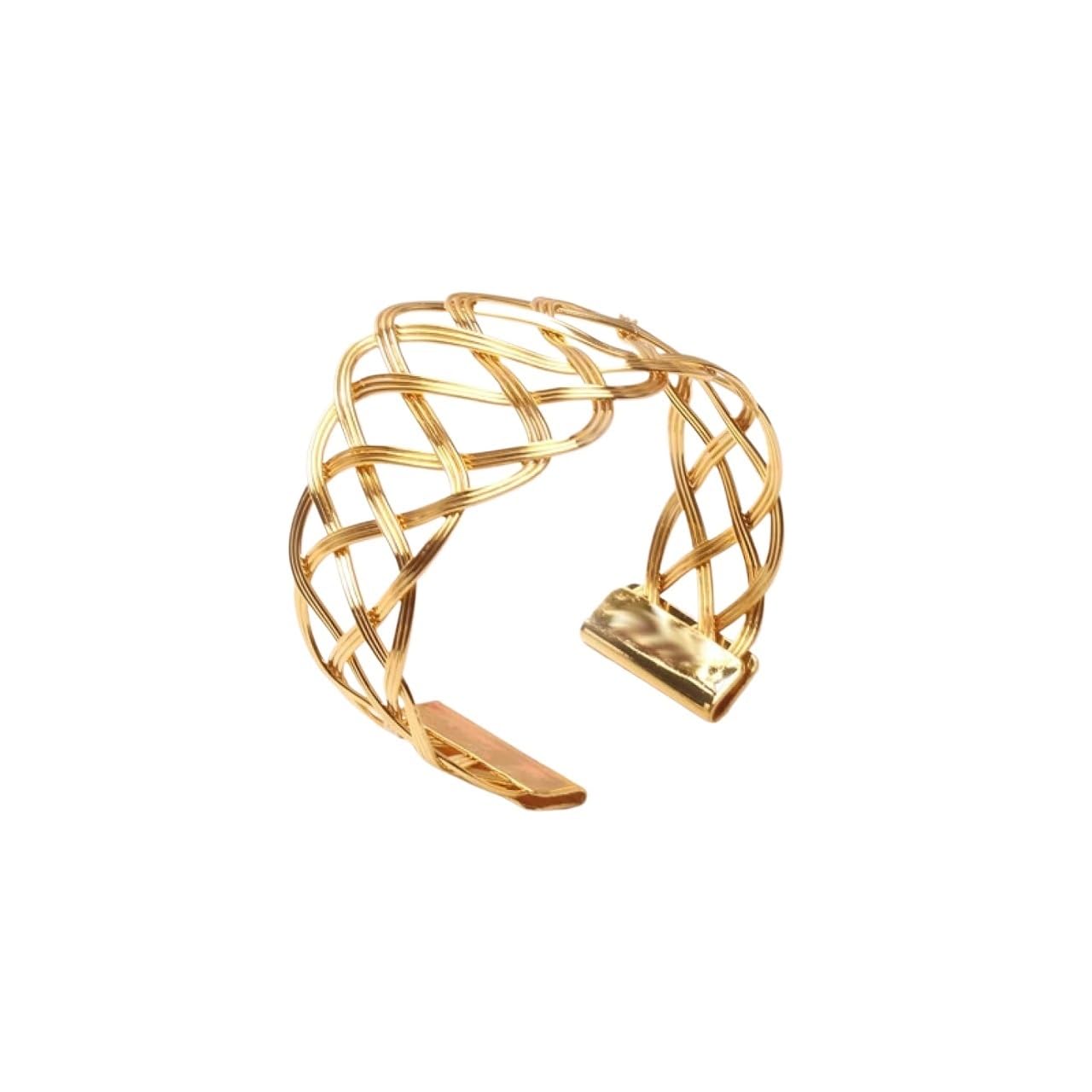 Porte Anneau de Serviette,Anneaux de Serviette, Lot de 5 Anneaux de Serviette Ouverts en Maille métallique(Gold)