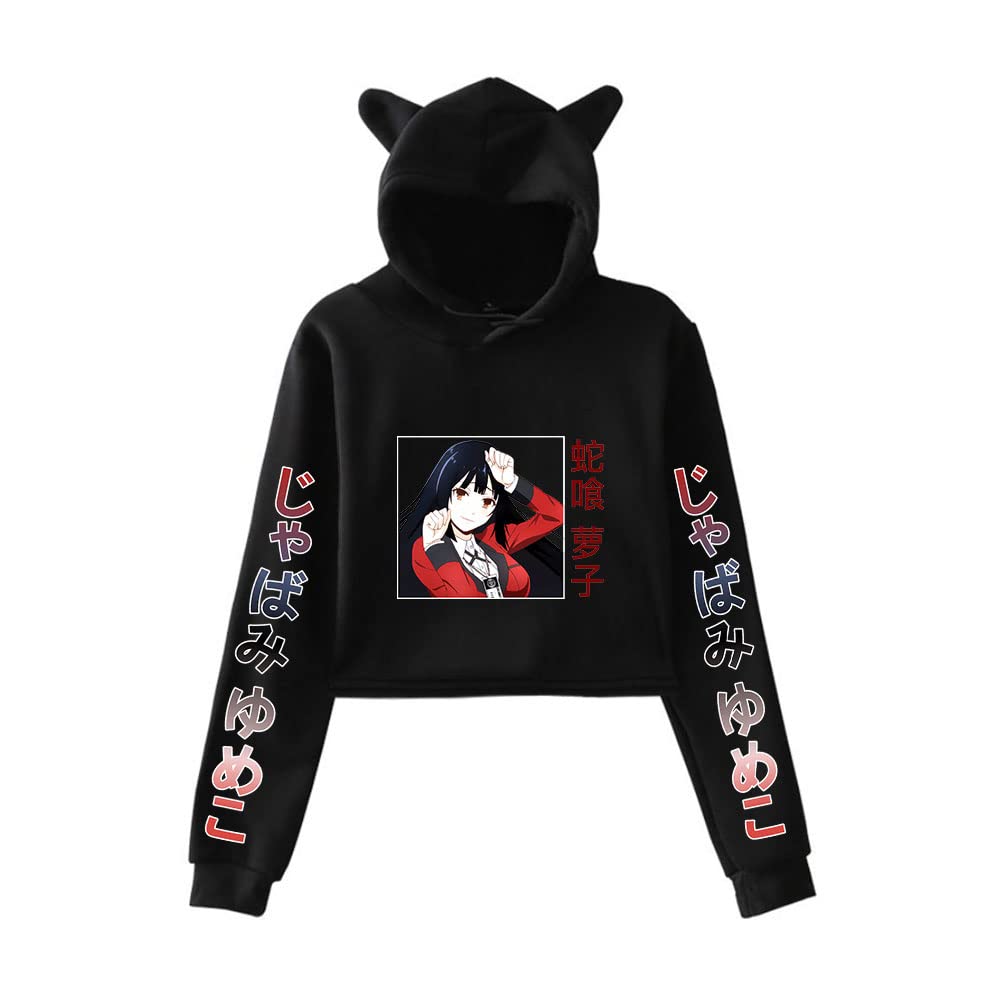 Buy Anime Kakegurui Cosplay Yumeko Jabami Hoodies Women Cat Ears Kawaii