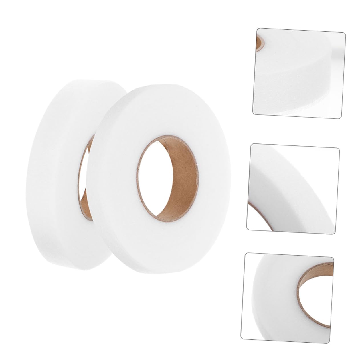 VILLCASE Lot De 4 Rubans Adhésifs En Coton Pour Ourlets Ruban Adhésif Double Face En Maille Doublure Adhésive Pour Accessoires Vestimentaires 2 Rouleaux X 4