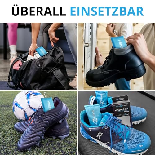 Freshner Schuhdeo gegen Fußgeruch und Schweißfüße | Geruchsentferner und hinterlässt einen frischen Duft | Für Arbeitsschuhe, Sport-Schuhe und Sneaker