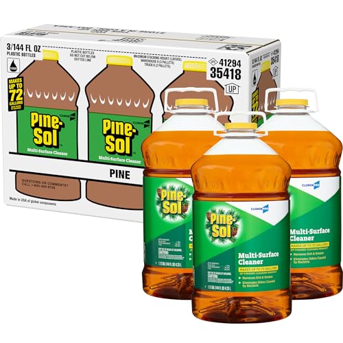 Image of Pine-Sol Multi-Surface Cleaner, CloroxPro, All-Purpose Cleaner, Original Pine, Fl Oz, Pack of 3 (Package May Vary)