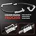 A-Premium A/C Suction Hose Assembly Compatible with Ford Escape 2009-2012 & Mercury Mariner 2009-2011, 2.5L, Compressor to Evap
