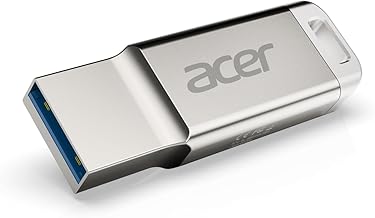 Acer UM310 USB Memory 64GB USB 3.2 Gen1 Max Read Speed 120MB/s High Speed Flash Memory Drive Metal Enclosure - BL.9BWWA.581
