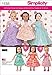 Simplicity Patterns 1135 Formal Dresses for 18" Dolls, One Size