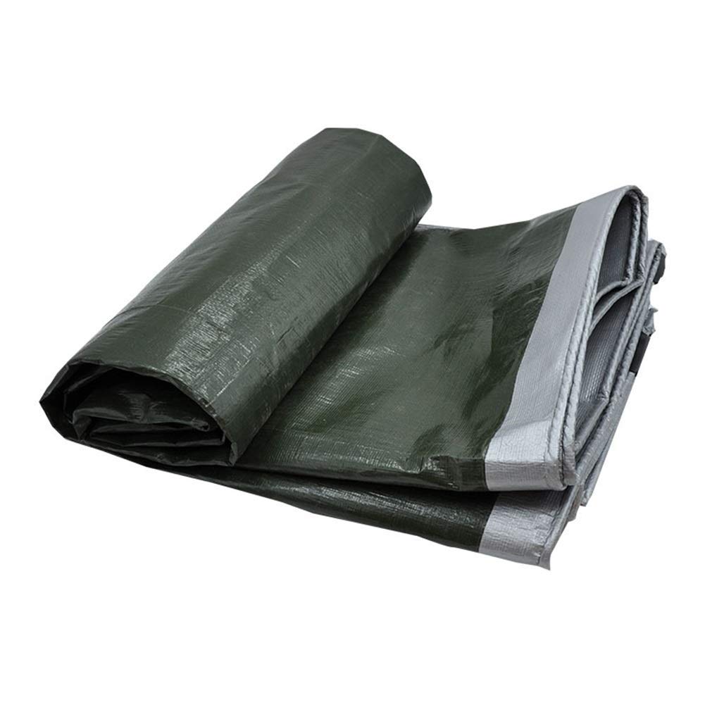 Bâche imperméable et résistante avec œillet en métal - Protection solaire durable pour camping en plein air - Disponible en 18 tailles