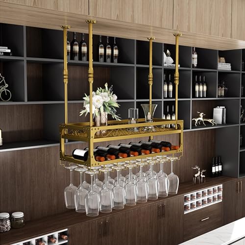 Armoire à vin suspendue compacte pour optimiser l'espace et ranger ses verres
