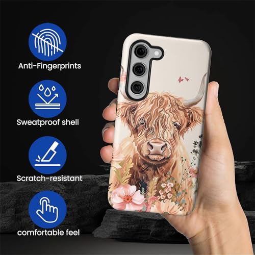 Coque Samsung S23 Plus imprimé fleurs cadeau drôle pour proche - 4