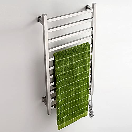 Toallero eléctrico para baño de rápido secado con interruptor integrado 6