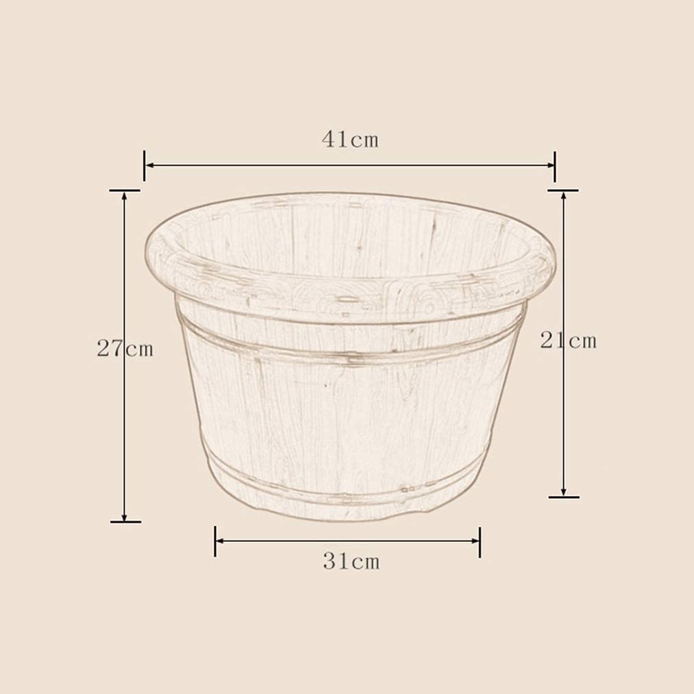 MNBCVT LINGERIN Foot Basin Tub Bucket for Foot Bath, Massage, Spa, Sauna, Tub-Onsen-Spa-Hot-Spring Soothe Tired Muscles, Tub for Easy Storage,Pedicure Bowl
