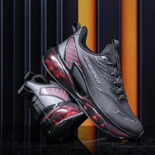 Image of ASIAN Quantum-27 Men's Sports Running Shoes with See-Through Air Sole, Memory Foam Comfort, Breathable Knit Upper & Stylish Athletic Performance Design