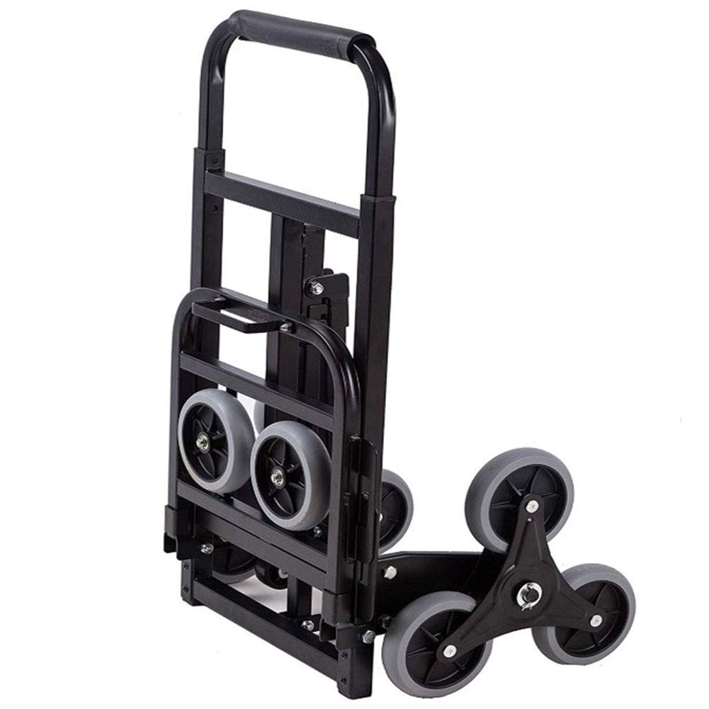 Diable Chariot Pliable 6 Roues - Support Mobile Monte-charge - Léger Et Robuste - Marque Relaxdays