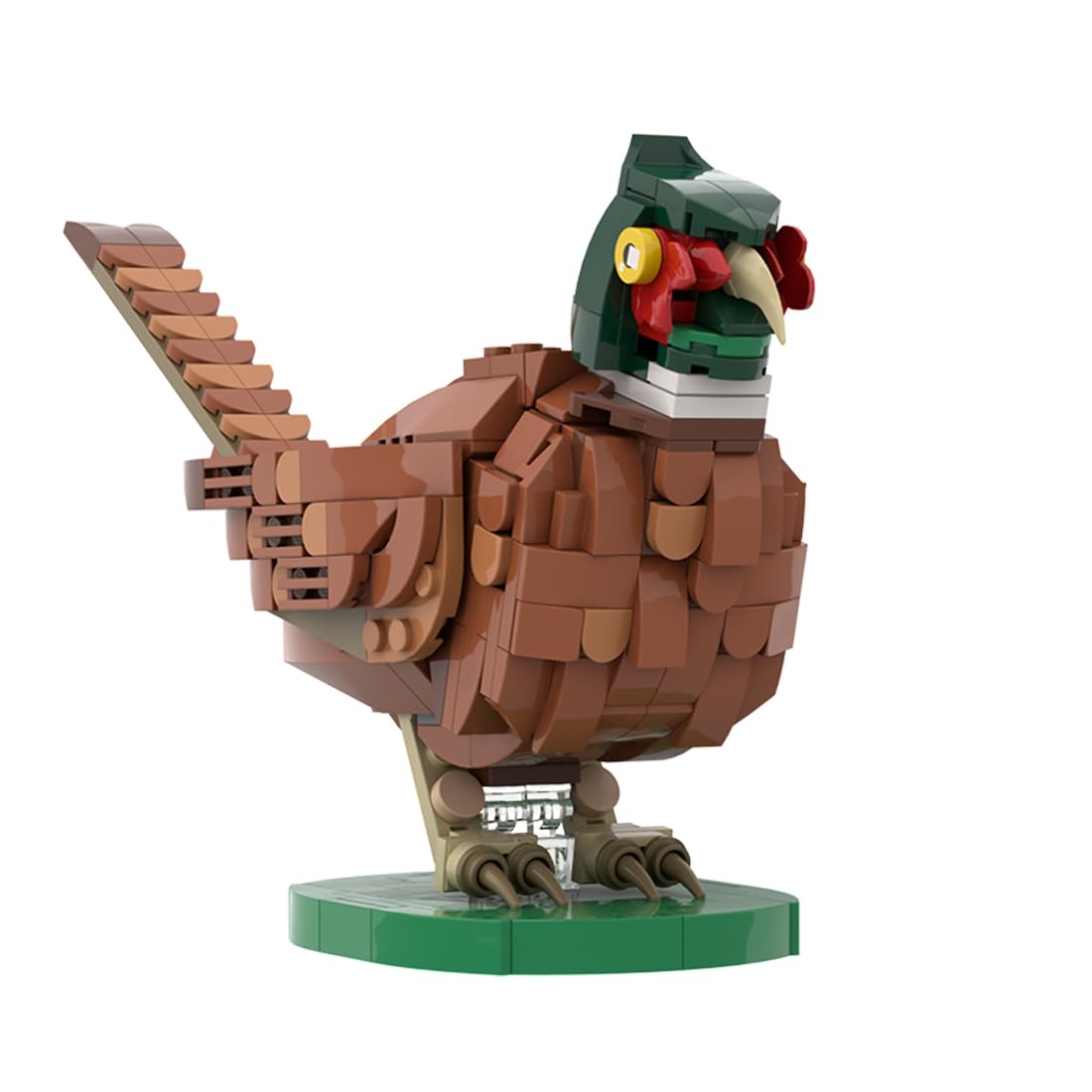 MOC-183592 Zestaw klocków z podstawą, model o tematyce zwierzęcej, zestaw do budowania dla dorosłych, dekoracja domu i biura, prezent dla niej lub dla niego (379 sztuk)