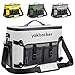 Yakhacker Kayak Cooler, Waterproof Seat Back Cooler with Lawn-Chair Style Seats, Kayak Accessories Bag, Portable Ice Chest Cooler for Kayaking, Travel, Lunch, Beaches &Trips (Silver)