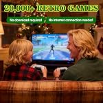 2026 New Retro Gaming Console, Retro Gaming Stick with 20,000+ Classic Games and 23 Game Emulators, Plug & Play 4K HDMI Output Game Console Stick with Dual 2.4G Controllers (64GB) - Image 2