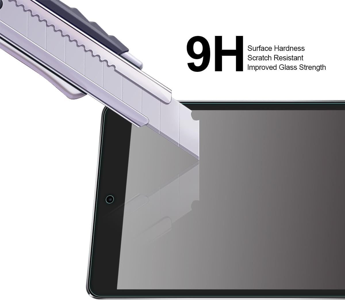 Screen Protector Tempered Glass Compatible with Full Coverage, HD Clears lki118[2-Pack] Apple iPad Mini 4 Screen Protector, Bubble Free, Lifetime Replacement Warranty