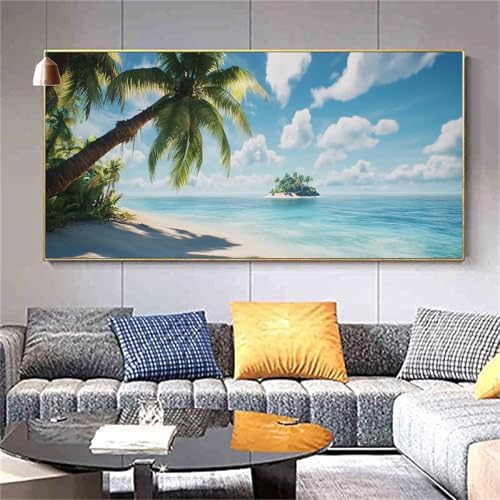 Diamond painting paysage marin pour sublimer la decoration de chambre
