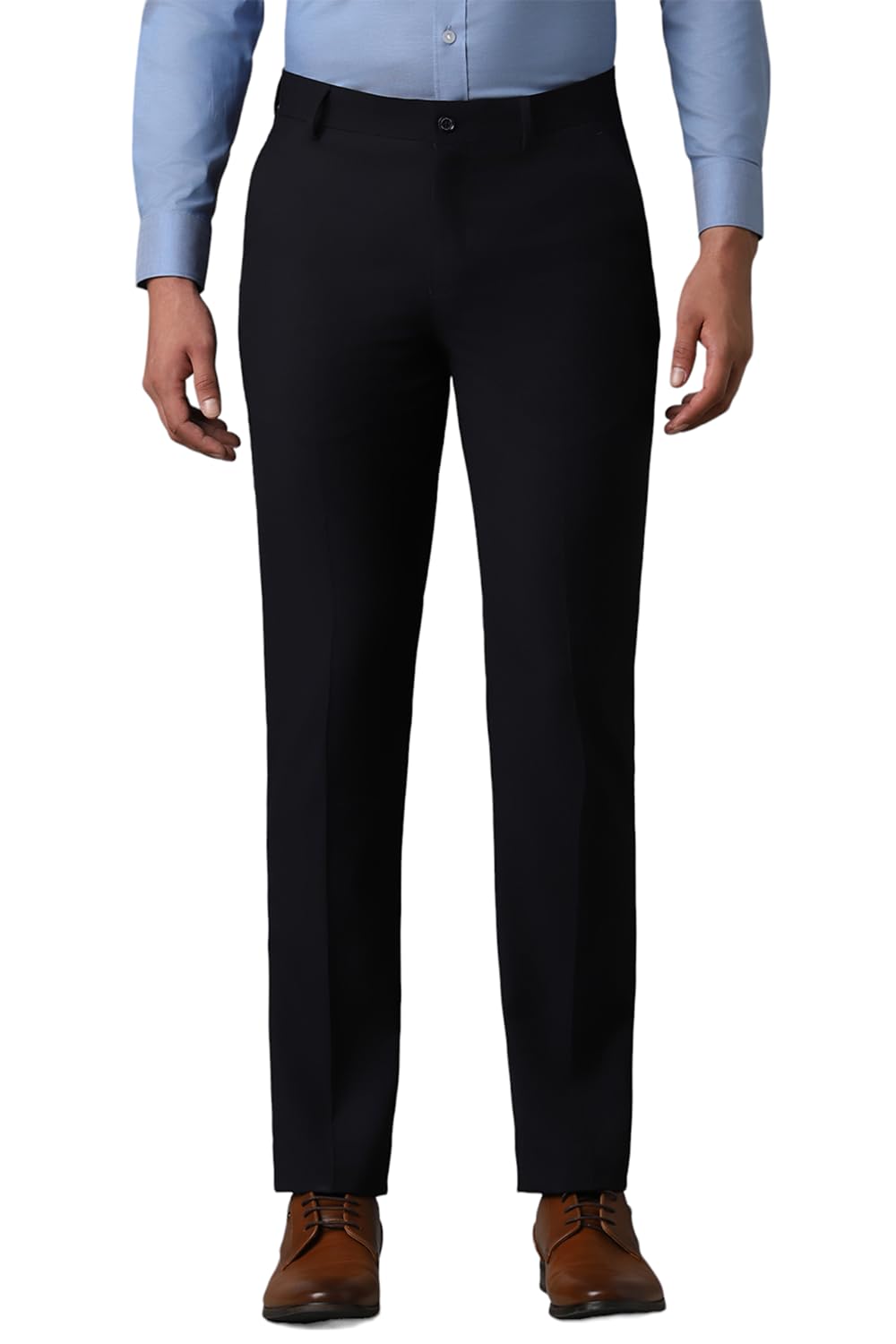 louis philippe Men's Slim Fit Solid All Day Comfort Stretchable Fabric and Enhanced Comfort Formal Trouser-picture-50