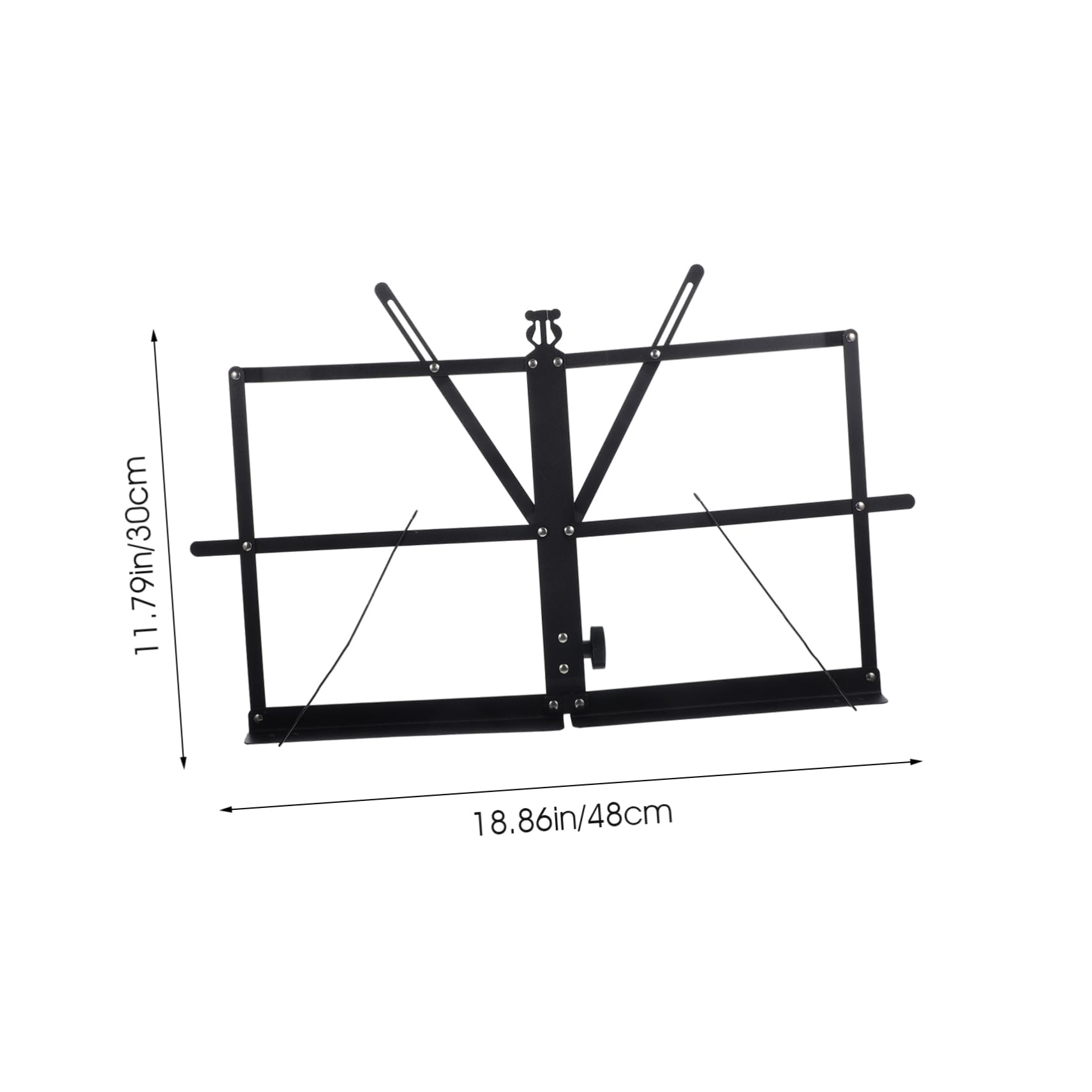 Toddmomy Sheet Music Stand for Sheet Music Angle Desktop Holder for Tablets Simple Reading Stand with Sturdy Support for Comfortable Playing and Easy Portability