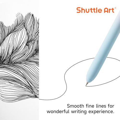 Set de 15 Bolígrafo Gel Pastel Shuttle Art y Notas Adhesivas miniatura 4