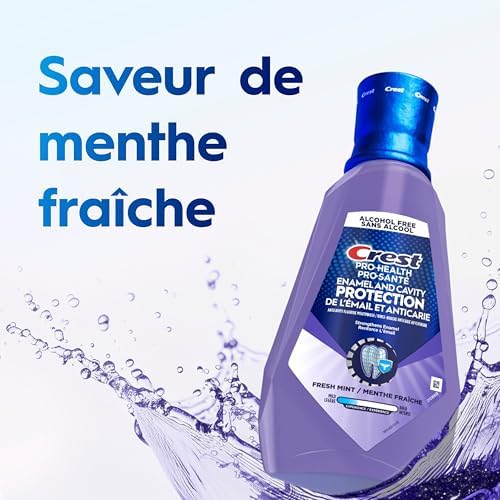 Crest Pro-Health Advanced Enamel Care Mouthwash, Fresh Mint, Alcohol-Free & Anticavity With Fluoride to Rebuild Weakened Enamel Freshens Breath with 12 Hours of Breath Protection, 1l — view 14