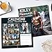 2026 Calendar - Funny Calendar 2026 Wall Calendar, 12-Month Monthly Wall Calendar, Jan. 2026 - Dec. 2026, 12