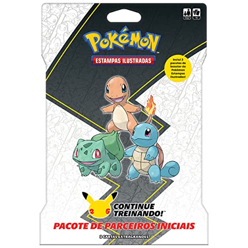 Pokemon Blister Gigante Pacote de Parceiros Iniciais Johto e Kanto Copag - 30944